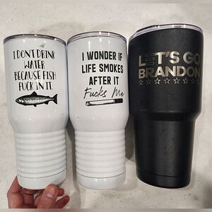 Polar Camel 3 Stainless Steel Tumblers Humor